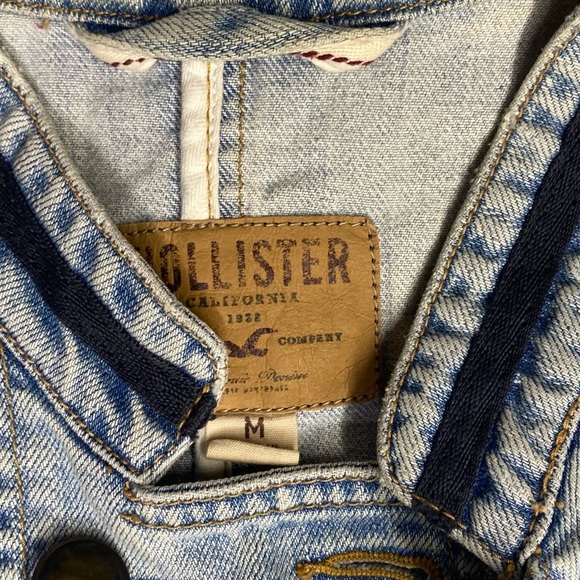 Womens Hollister denim button jacket size M - Picture 2 of 3